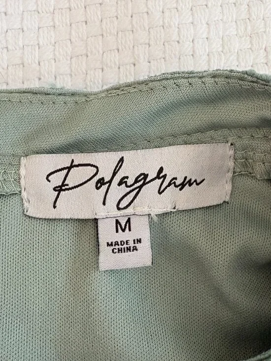 Sage Green Eyelet Lace Modest Maxi Dress - Picture 9 of 13